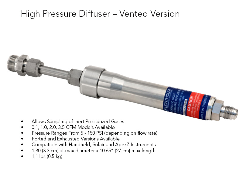 photo du produit High Pressure Diffuser - vented version